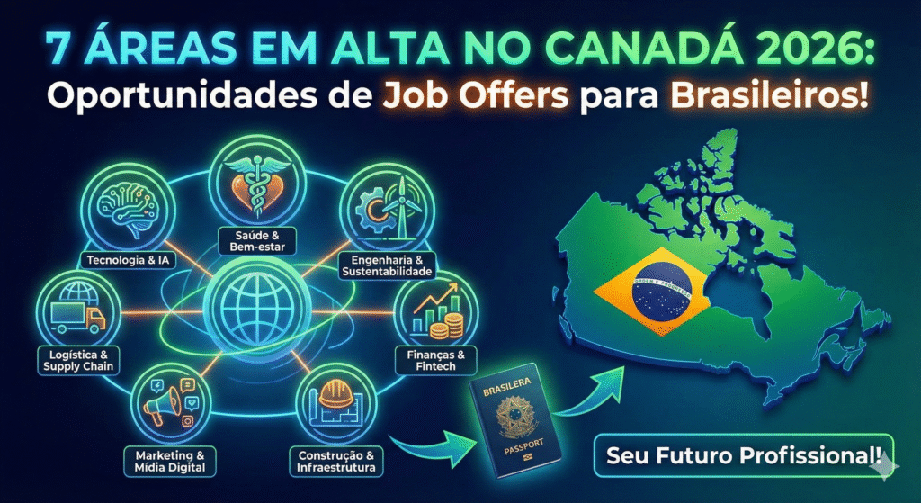 profissões vão dar job offers para brasileiros no Canadá