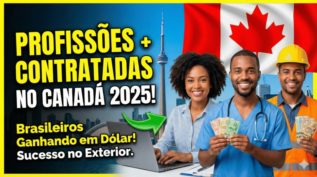 Quais profissões mais contratadas no Canadá em 2025?
