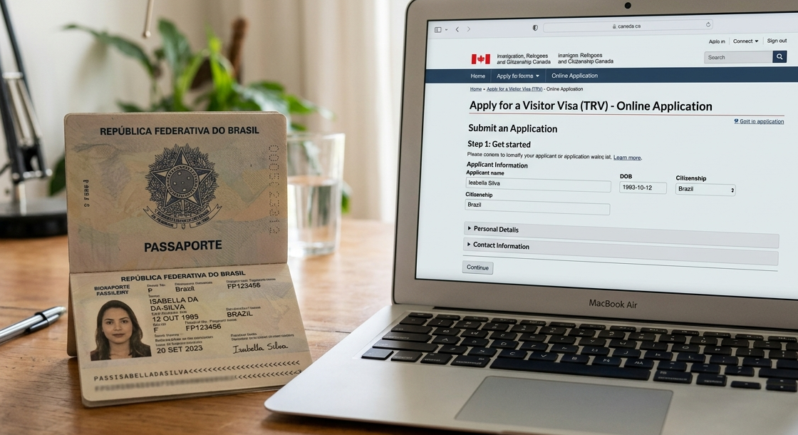 Como solicitar o visto de turista para o Canadá em 2026