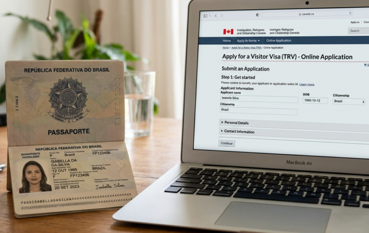 Como solicitar o visto de turista para o Canadá em 2026