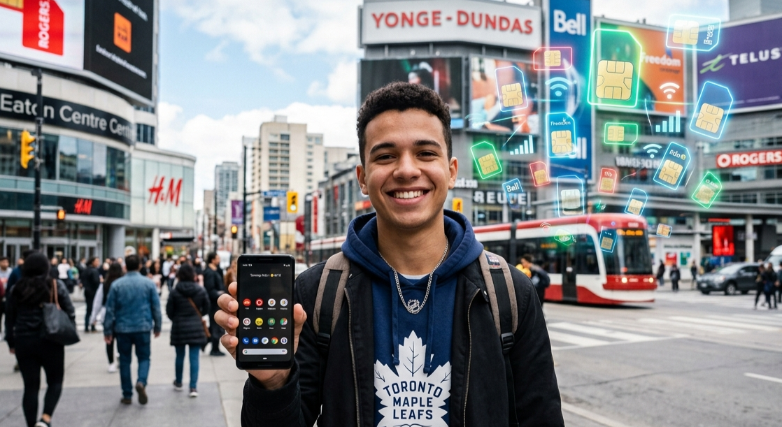 Qual a melhor operadora de celular no Canadá para recém-chegados em 2026?